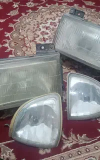 یک جفت چراغ جلو پراید131صبا سالم