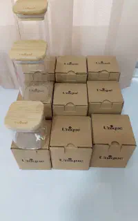 بانکه پیرکس مربع درب بامبو مارک یونیک اصل