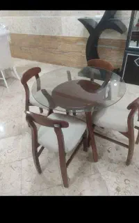 میز ناهارخوری پایه خرچنگی