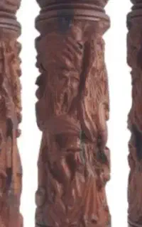 قلیون  بدنه چوبی