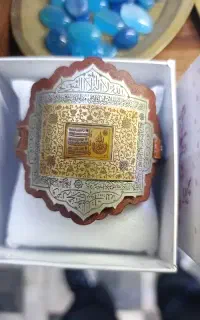 دستبند چرمی حکاکی سنگ عقیق