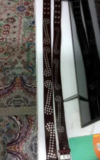 سلام کمربندچرم  طبیعی میخی اصالت دار