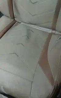 روکش پارس تمام چرم فقط روکش راننده یه زره خط خورده