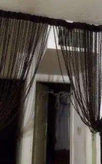 پرده بافت قهوه ای