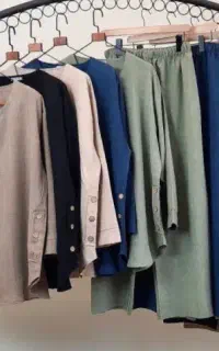 فروش عمده ست شومیز شلوار دکمه دار