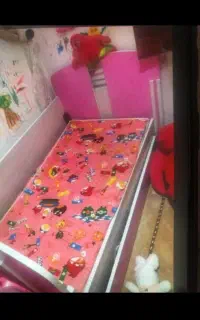 تخت دخترانه مناسب ۱تا۶سال(فامنین)