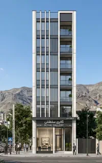 زمین دو کله سر بلوار برای 8طبقه