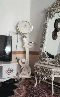 ست آینه ساعت زیرتلویزیون