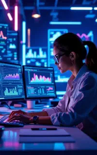 کارآموز خانم در حوزه فارکس