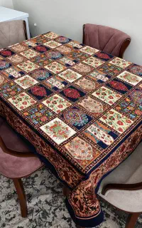 سفره پارچه ای و رومیزی مخمل ضد لک