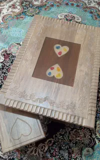 میز عسلی چوبی