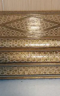 جعبه خاتم کاری چوبی دست ساز
