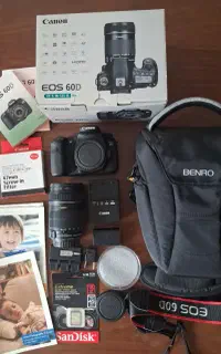 دوربین Canon 60D + لنز 18-135 IS لوازم کامل