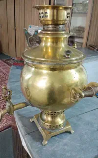 سماور ذغالی قدیمی مهر دار