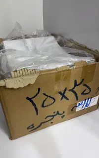 پاکت زیپ دار،پنجره دار ۲۵*۳۵