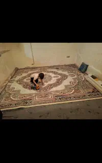 2عدد فرش ۱۲متری ۷۰۰ شانه کاشان