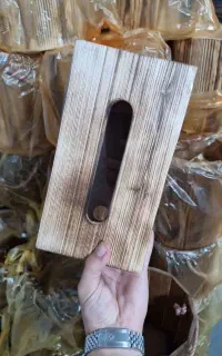 جای دستمال کاغذی چوبی