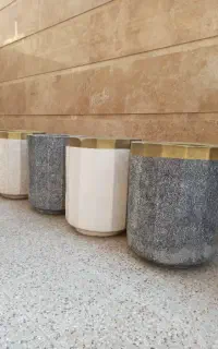 گلدان سفالی بزرگ