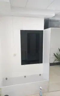 برد شیشه ای تخته وایت برد شیشه ای 90x60 گلسبرد