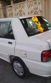 پراید ۱۳۲ سفید مدل ۹۵