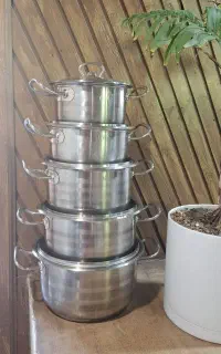 قابلمه استیل ۱۱پارچه