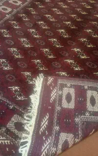 سه عدد فرش دستباف ترکمن جنس خوب در حد نو