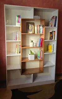کتابخانه ایستاده mdf