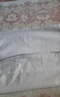 شلوار  لی و کتان