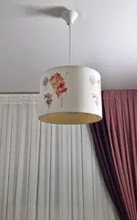 ست لوستر و آباژور و ساعت دیواری کاملا سالم درحد نو