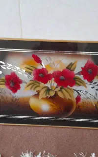تابلو فلزی شیشه ای