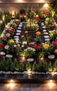 خدمات باغبانی باغچه کاری گل وگیا تعویض خاک باغچه