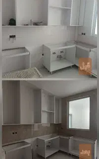 اجرای بین کابینتی و نصب اسلب