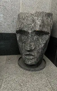 گلدان چهره صورت بزرگ