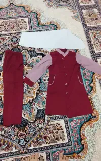 یک دست مانتوشلوارسایز۲فرم مدرسه شهیدداوودی