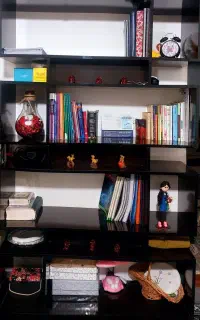 قفسه کتاب چهار طبقه