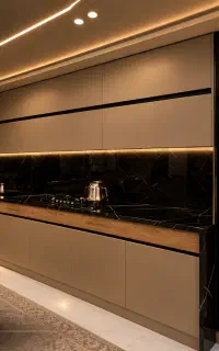 دکوراسیون کابینت کناف کمد دیواری تکمیل واحد خشک