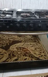 اجاق گاز فر دار و جوجه گردان