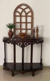 کنسول چوبی