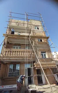 سنگ کاری کاشیکاری نمارومی درب کلاسیک کف وبدنه
