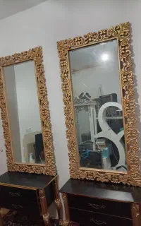 دکور آرایشگاه و اینه کنسول