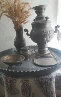 سرویس سماور برنجی