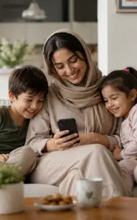 بانوی عزیز در خانه باش کار کن فقط با گوشی در دستت