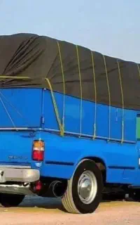 جابه جایی بار با نیسان وانت زامیاد دارای چادر