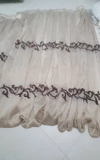 فروش دوعدد پرده و میله پرده