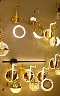 لوستردیواری‌مدرن‌وارداتی(لوستر‌پذیرایی‌اتاق‌خواب)