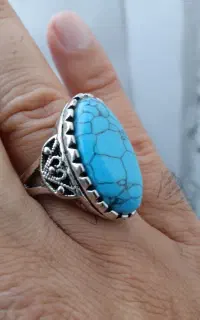 فیروزه شجری کرمانی انگشتر مردانه