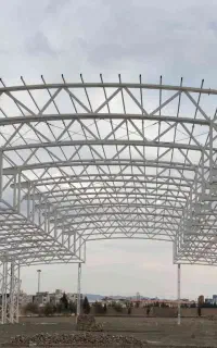 سوله خرپا سقف سبک شیبدار تولید و ساخت