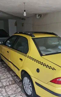 تاکسی سمند ef7 دوگانه سوز مدل ۱۳۹۵