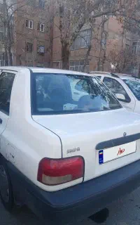 پراید ۹۹ سفید بی رنگ