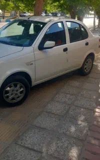 ساینا دوگانه فابریک بدون رنگ ضربه کارکرد ۲۵هزار تا